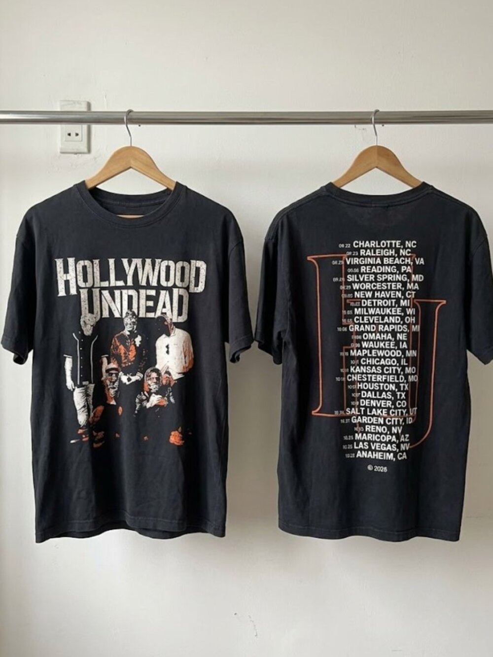 Hollywood Undead Taste Of Chaos 2026 T-Shirt Reprint